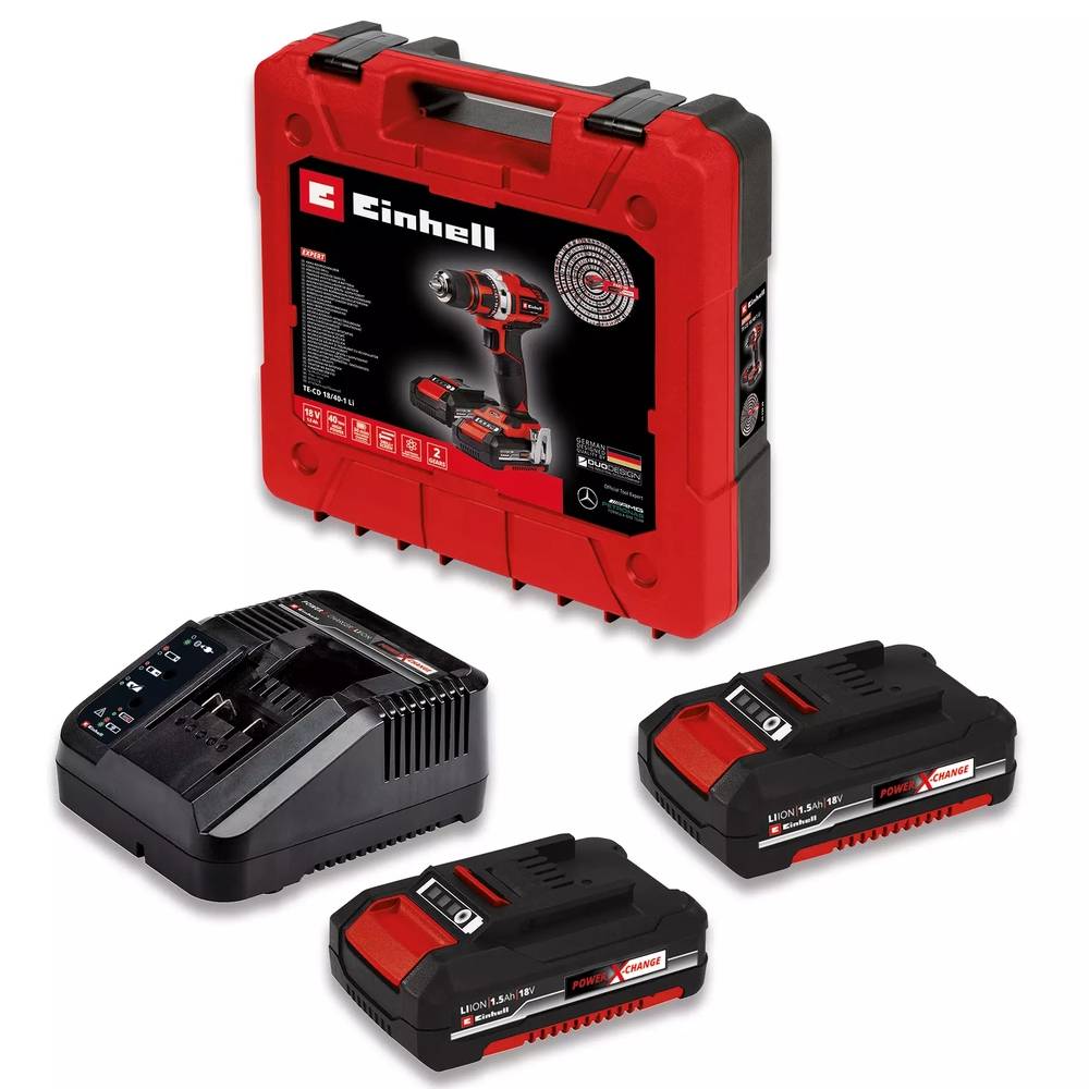 Einhell - Perceuse-visseuse sans fil  TE-CD 18/40-1 Li (2x1,5 Ah) Einhell - Image 1