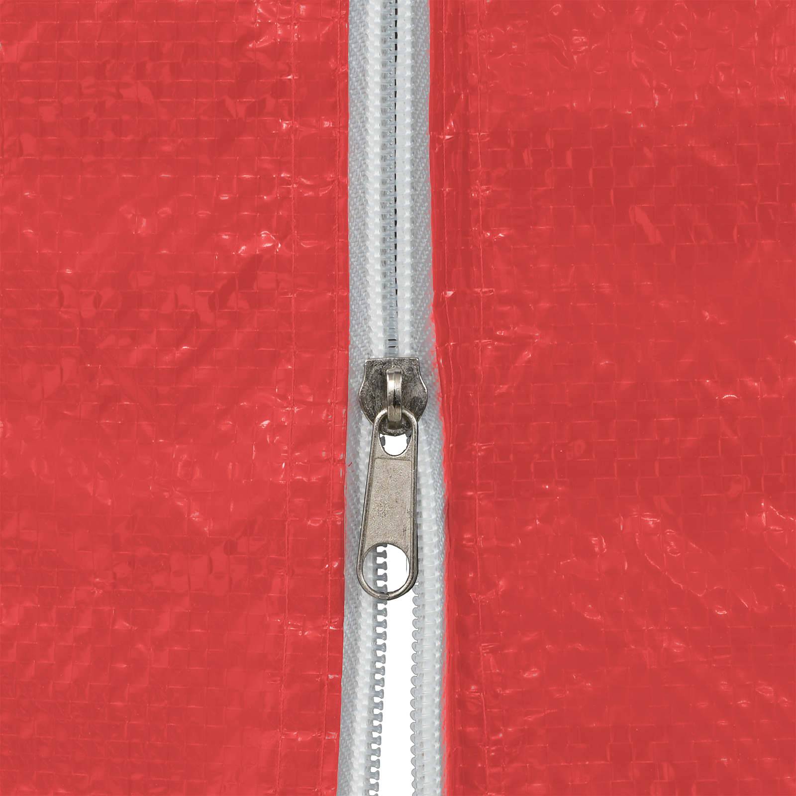 Murs de tente de fête PE et acier rouge 300 x 195 cm - PANGIVO - Image 4