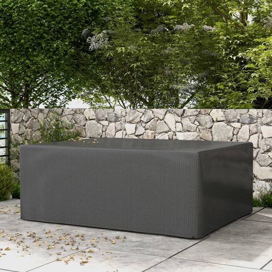Outsunny - Housse de protection pour table de jardin extérieure 235x190x90cm anti-UV polyéthylène haute résistance gris - Outsunny - Image 4