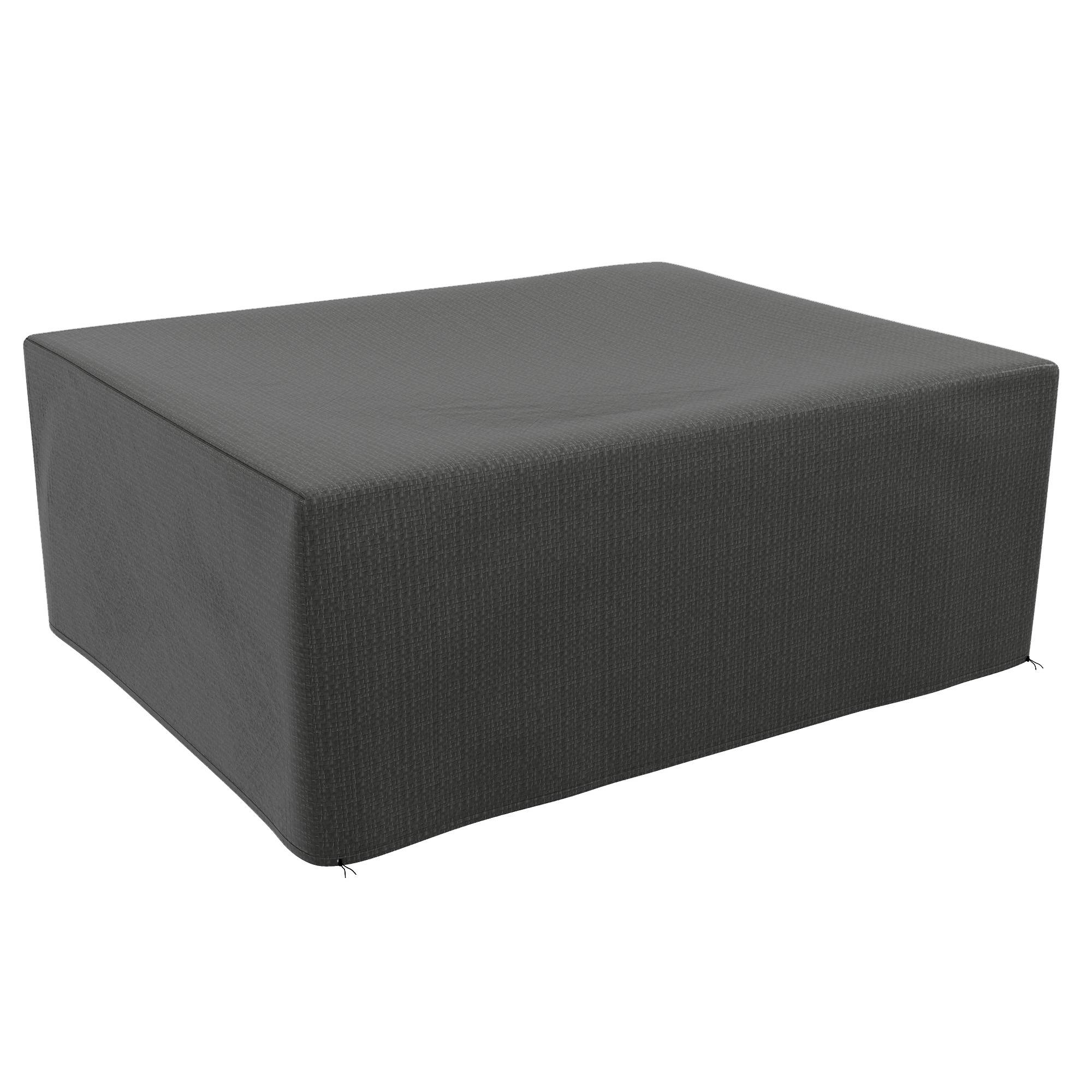 Outsunny - Housse de protection pour table de jardin extérieure 235x190x90cm anti-UV polyéthylène haute résistance gris - Outsunny