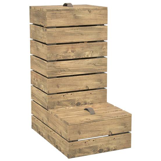 Forest Style - Composteur en bois traité 40 x 60 x 81 cm Alto - Image 1