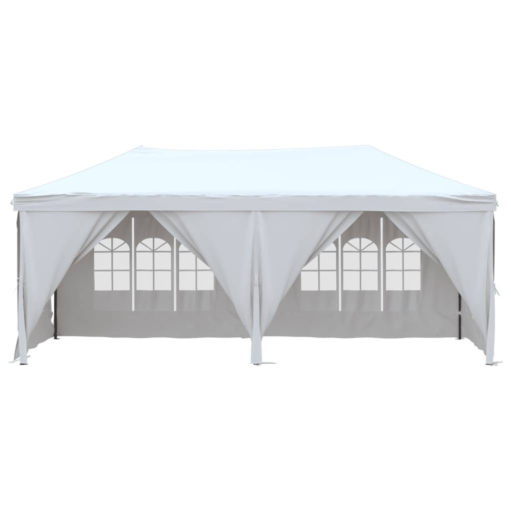 Maison Chic - Tonnelle de jardin - Tente de réception pliable avec parois Blanc 3x6 m - Meuble Pro - Imagen 3