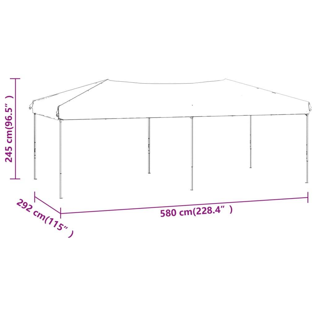 Maison Chic - Tonnelle de jardin - Tente de réception pliable avec parois Blanc 3x6 m - Meuble Pro - Imagen 9