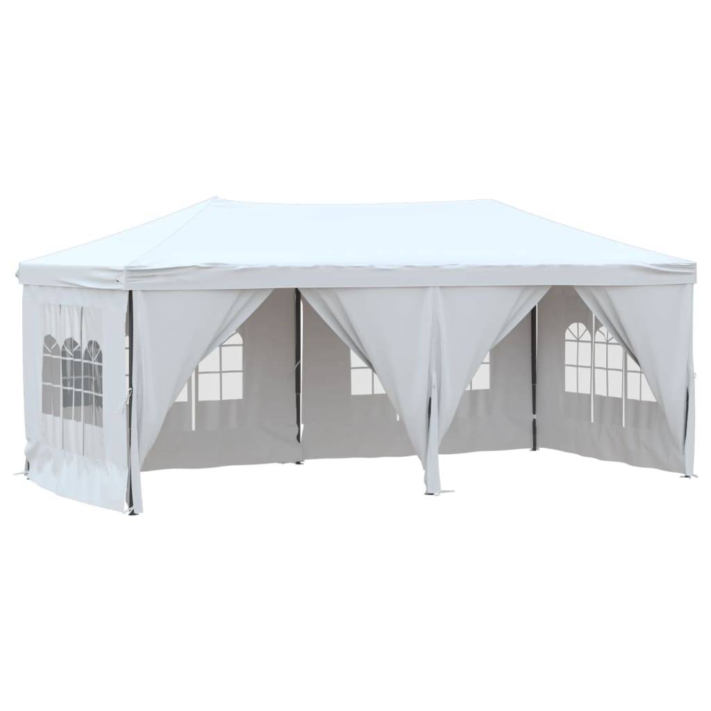 Maison Chic - Tonnelle de jardin - Tente de réception pliable avec parois Blanc 3x6 m - Meuble Pro - Imagen 1