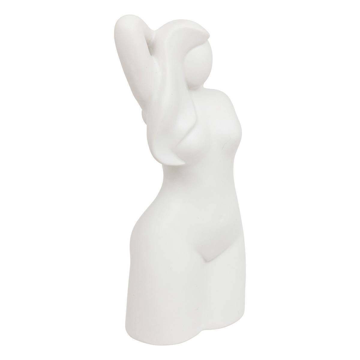 Atmosphera - Statue femme "Soleya" H28cm blanc - Atmosphera Créateur d'intérieur - Imagen 1