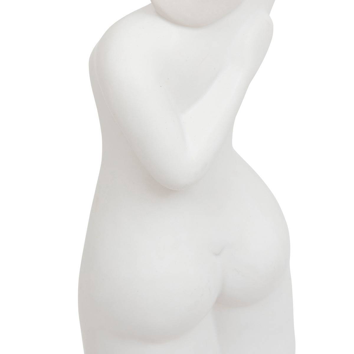 Atmosphera - Statue femme "Soleya" H28cm blanc - Atmosphera Créateur d'intérieur - Imagen 3