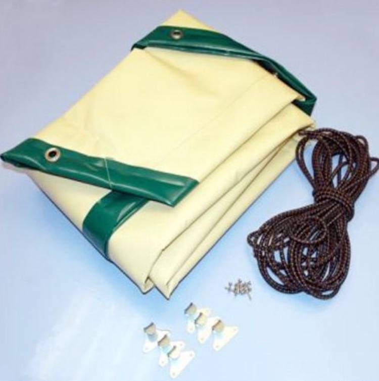 Water Clip - Bâche hivers pour piscine bois rectangle - 8,40 x 3.70 m Water Clip