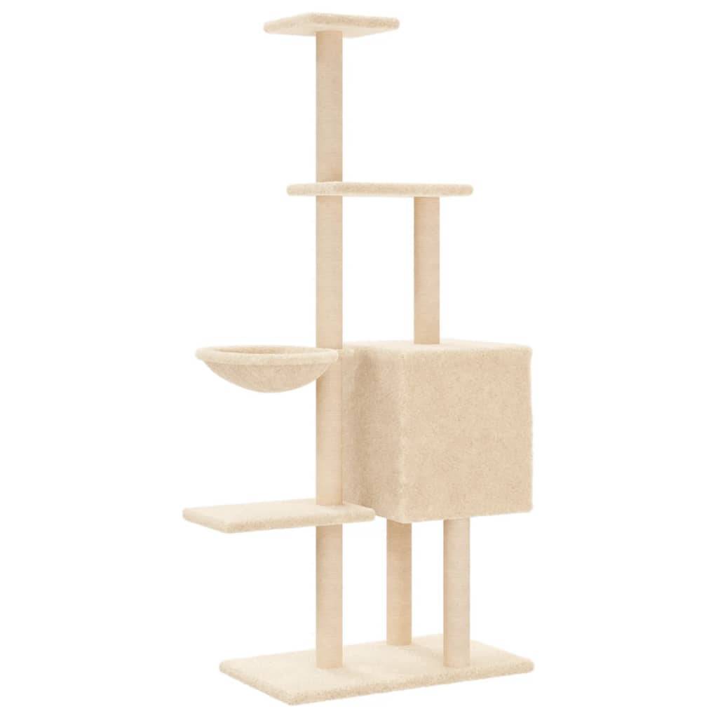 Arbre à chat Broughton Naturel 72 X 34,5 X 145 cm - P95018N - Image 6