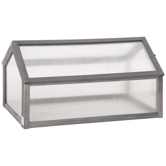 ComfortXL - Châssis de culture bois balcon protection gel 90x52x49cm gris - ComfortXL Outdoor Living - Image 2