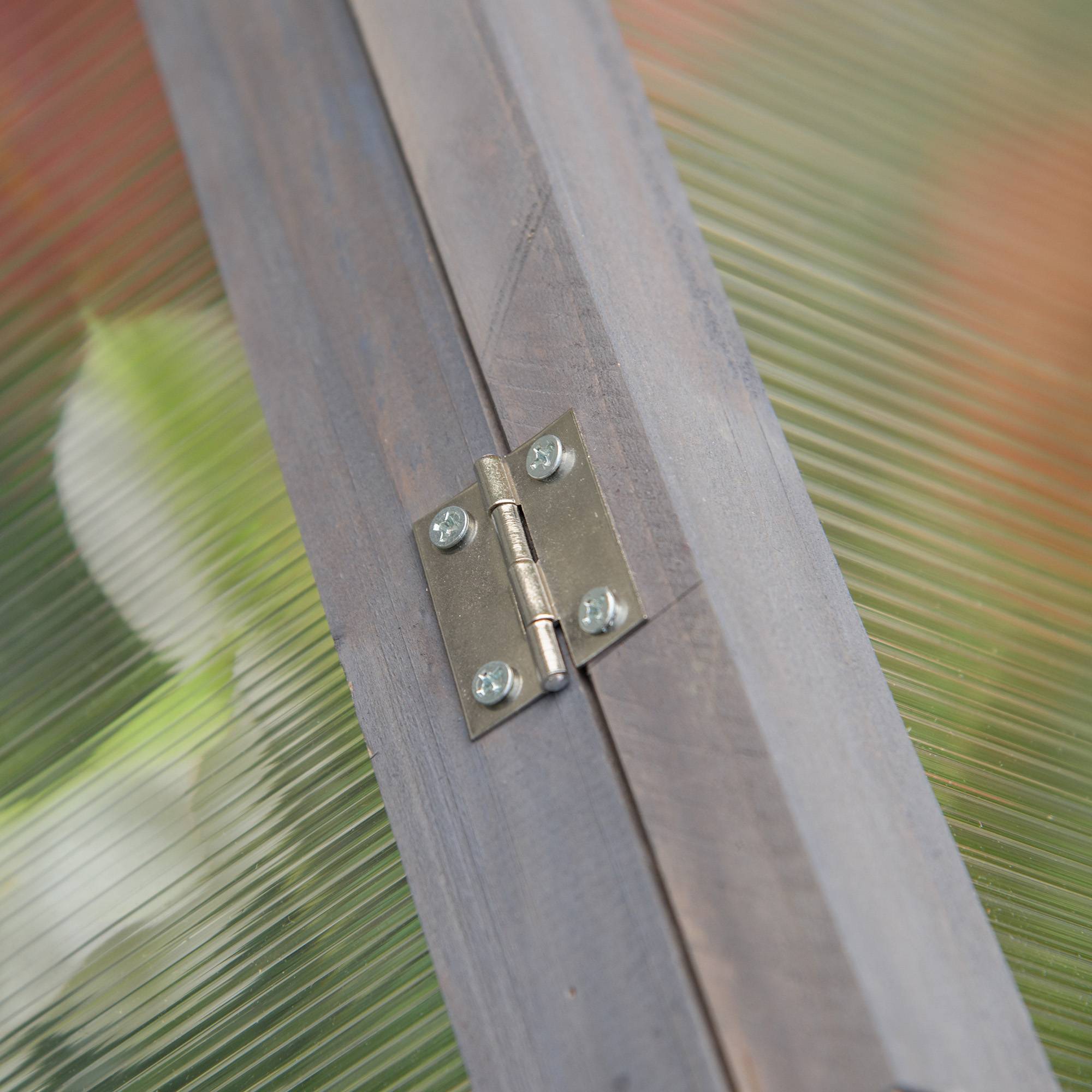 ComfortXL - Châssis de culture bois balcon protection gel 90x52x49cm gris - ComfortXL Outdoor Living - Image 10