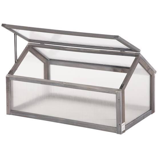 ComfortXL - Châssis de culture bois balcon protection gel 90x52x49cm gris - ComfortXL Outdoor Living - Image 1