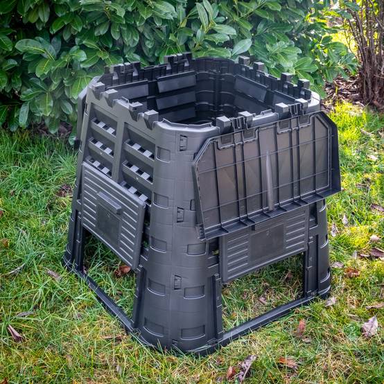 Composteur de jardin 480 Litres 93,3 x 93,3 x H80 cm KOMPOBOX BRIXO - Imagen 5