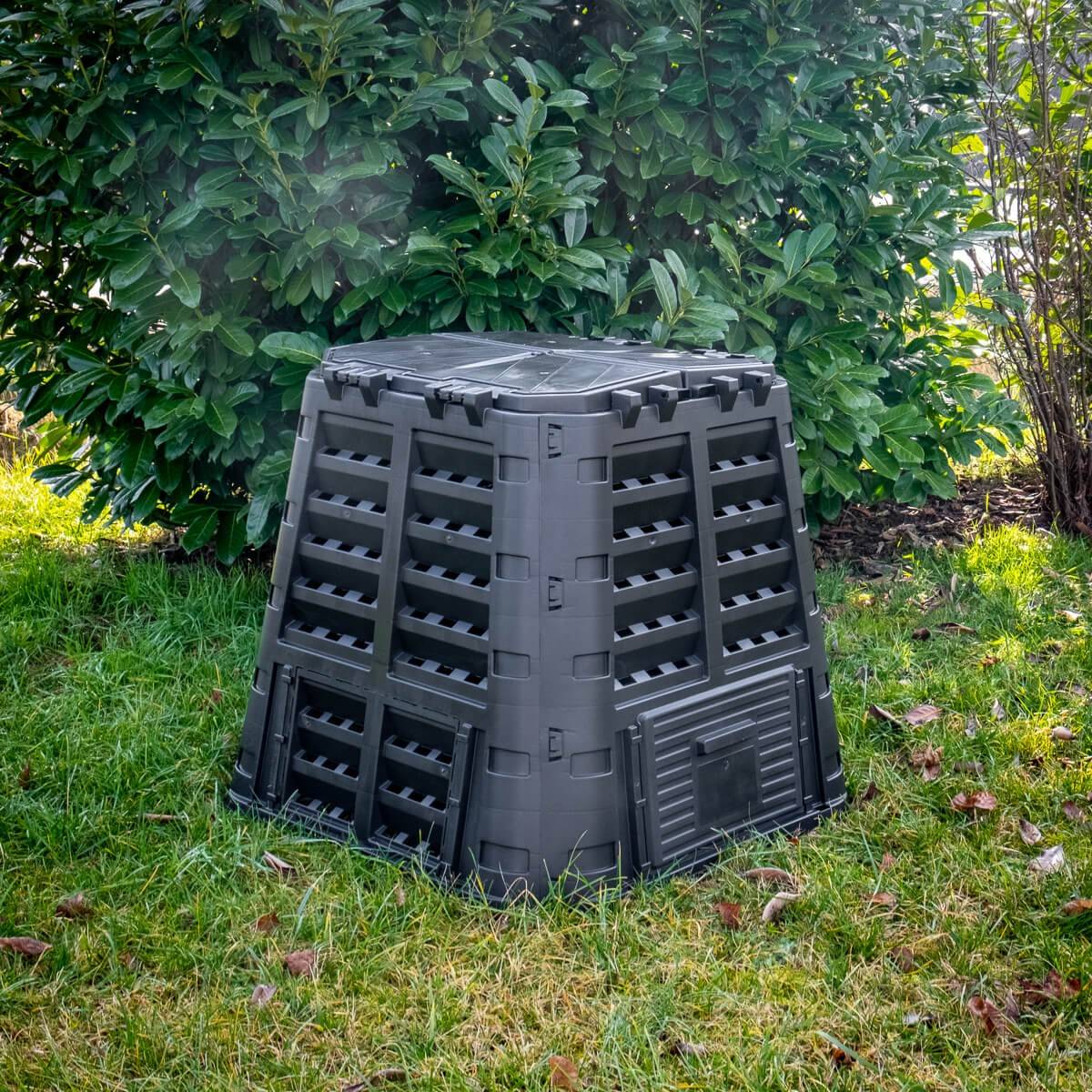 Composteur de jardin 480 Litres 93,3 x 93,3 x H80 cm KOMPOBOX BRIXO - Imagen 6