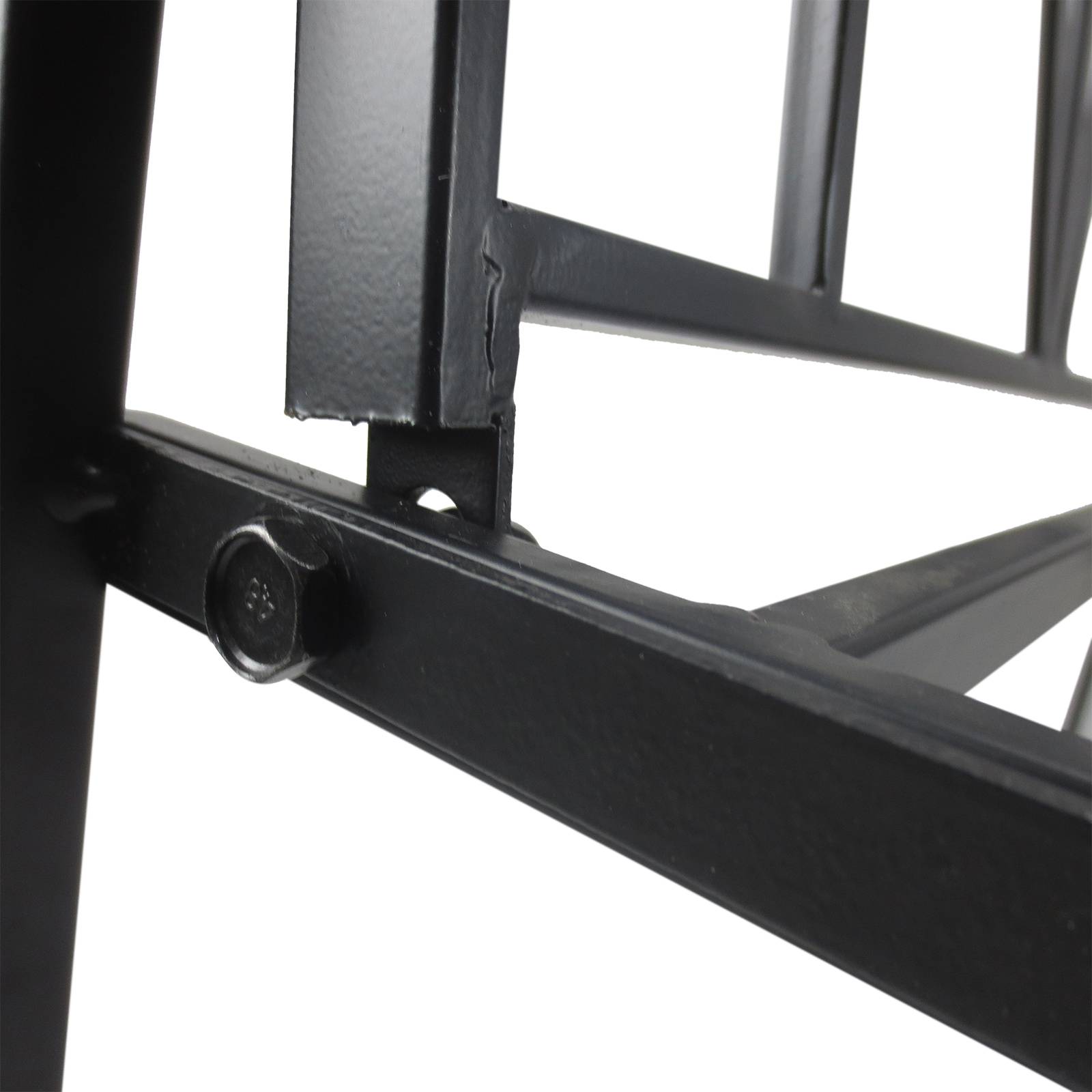 Outsunny - Arche de jardin avec banc 2 places dim. 115L x 54l x 203H cm métal thermolaqué noir - Outsunny - Imagen 5