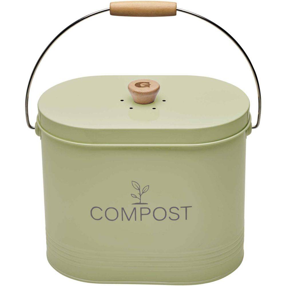 Guillouard - Cubo de compostaje ovalado verde 7L - Imagen 4