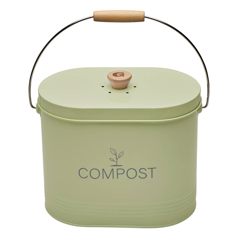 Guillouard - Cubo de compostaje ovalado verde 7L - Imagen 2