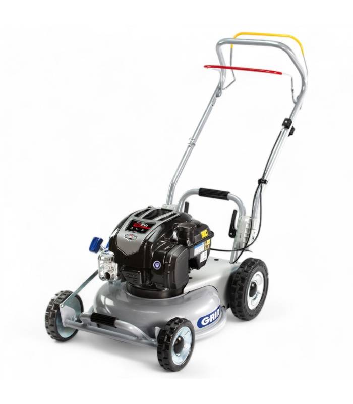 Grin - Tondeuse thermique tractée, moteur 163cm3 Briggs  Stratton, Mulching avancé, 1200m2 - GRIN HM46A