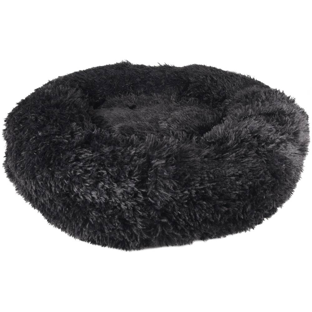 Coussin KREMS rond, noir ø 70 cm anti stress  apaisant pour chien - Image 1