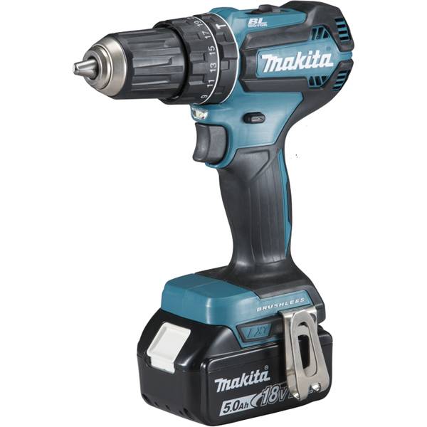 Makita - Perceuse-visseuse 18V + 2 batteries BL1850B + chargeur DC18RC + Makpac 2 - MAKITA - DDF485RTJ - Imagen 2