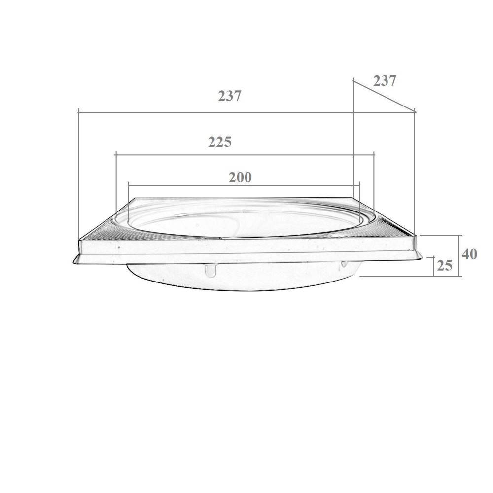 Colerette carré skimmer  RSKI0002.00R - Imagen 3