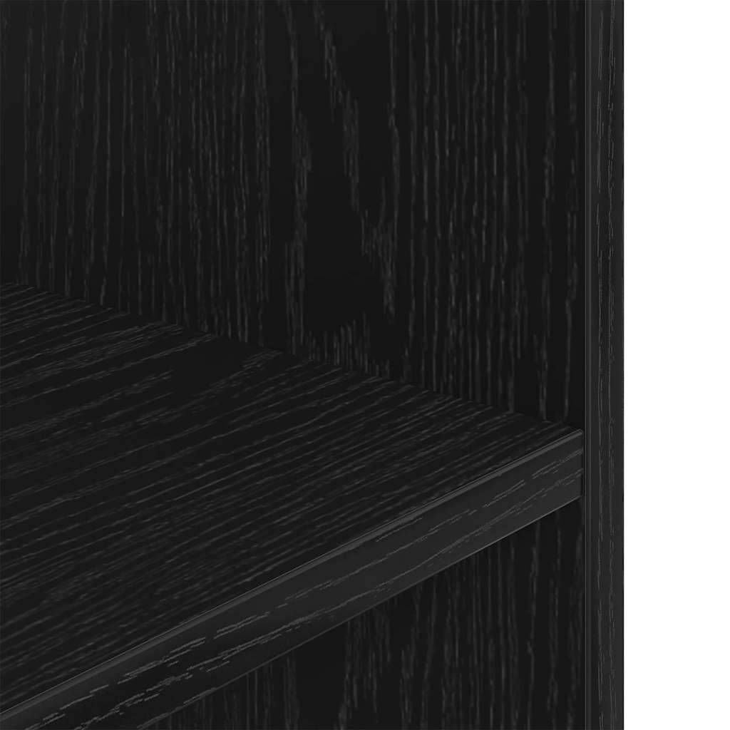 Support d'aquarium grande taille Chêne Noir avec Rangement 100x40x60 cm - ComfortXL Outdoor Living - Image 8