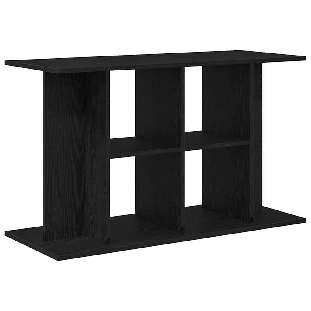 Support d'aquarium grande taille Chêne Noir avec Rangement 100x40x60 cm - ComfortXL Outdoor Living - Image 7