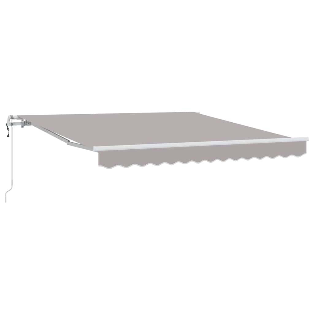 Maison Chic - Store banne | Auvent Rétractable Gris clair 300 x 250 cm tissu Maison Chic