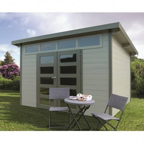 Abri de jardin VERONA en bois 6,89 m², Plancher Non - Imagen 1