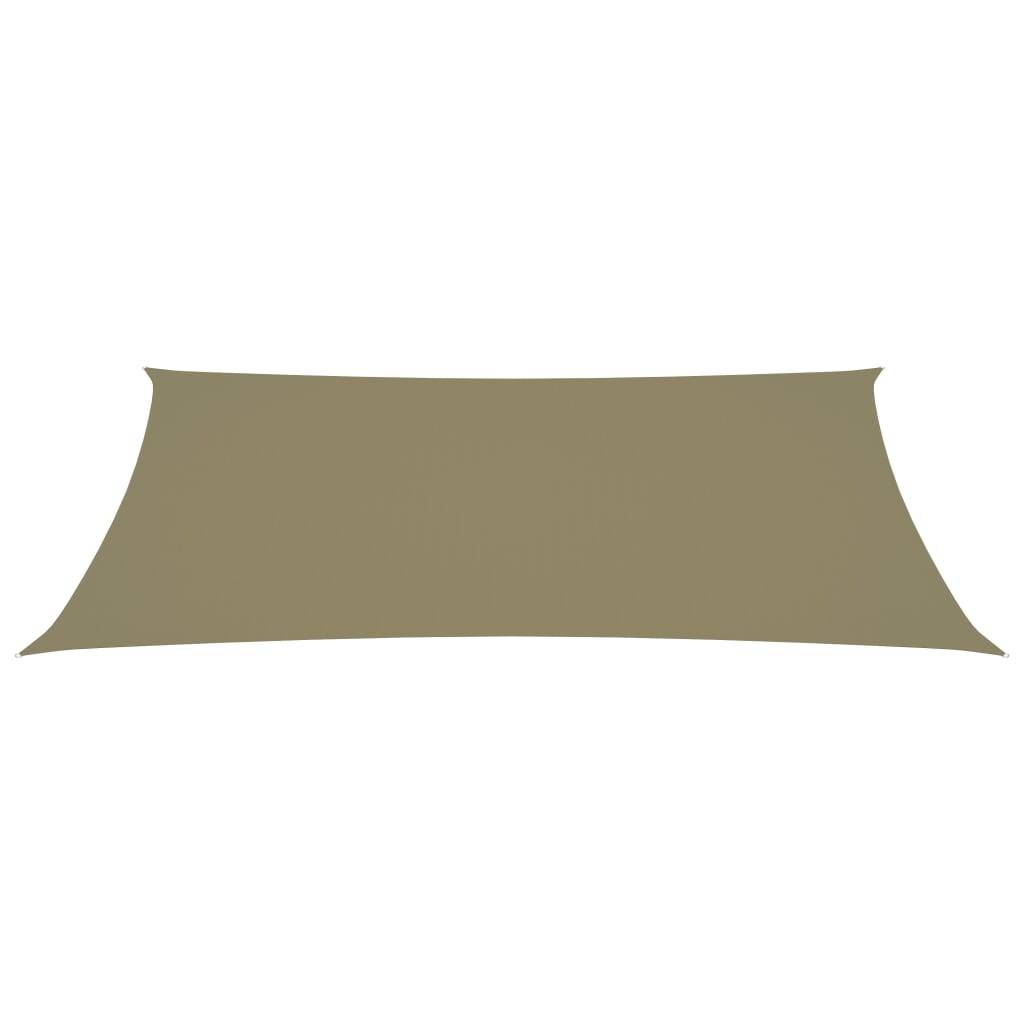 Helloshop26 - Voile toile d'ombrage parasol tissu oxford rectangulaire 3 x 6 m beige - Imagen 2