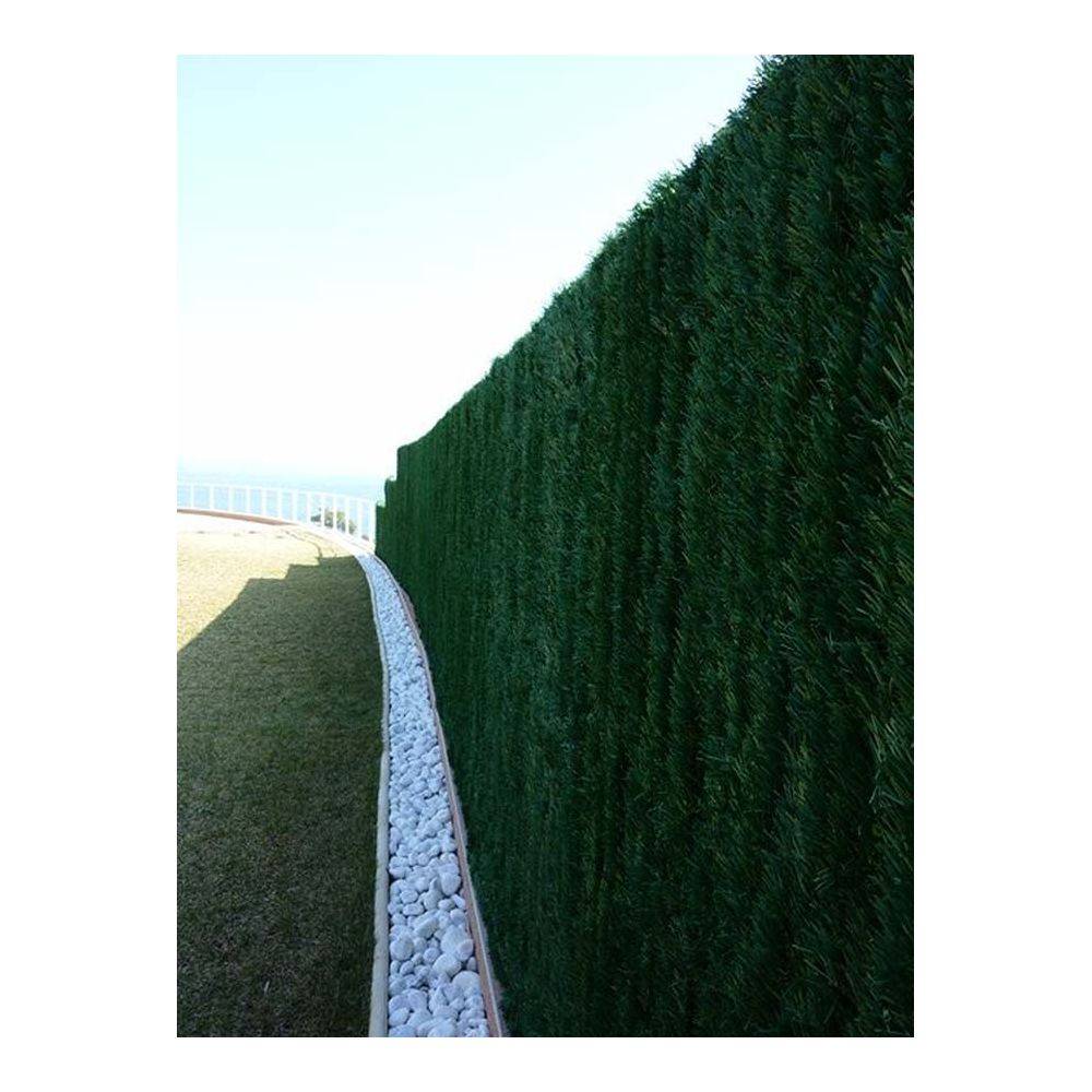 Haie artificielle 126 brins vert sapin en rouleau Ultra 1 x 3 m (Lot de 10) - Imagen 4