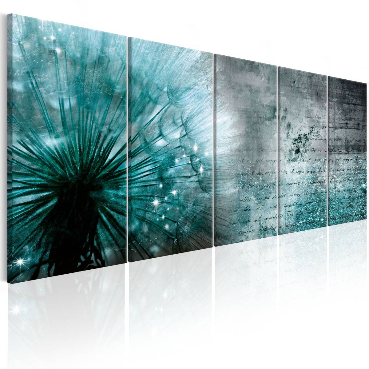 Tableau Imprimé "Ice Dandelion" 90x225cm - Image 1