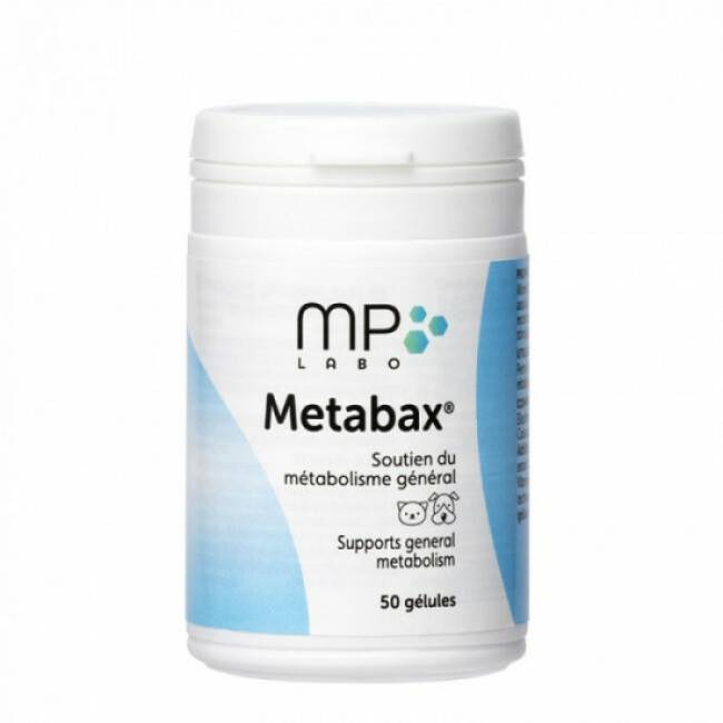 Metabax soutien du métabolisme général chien et chat MP Labo 50 gélules - Imagen 1