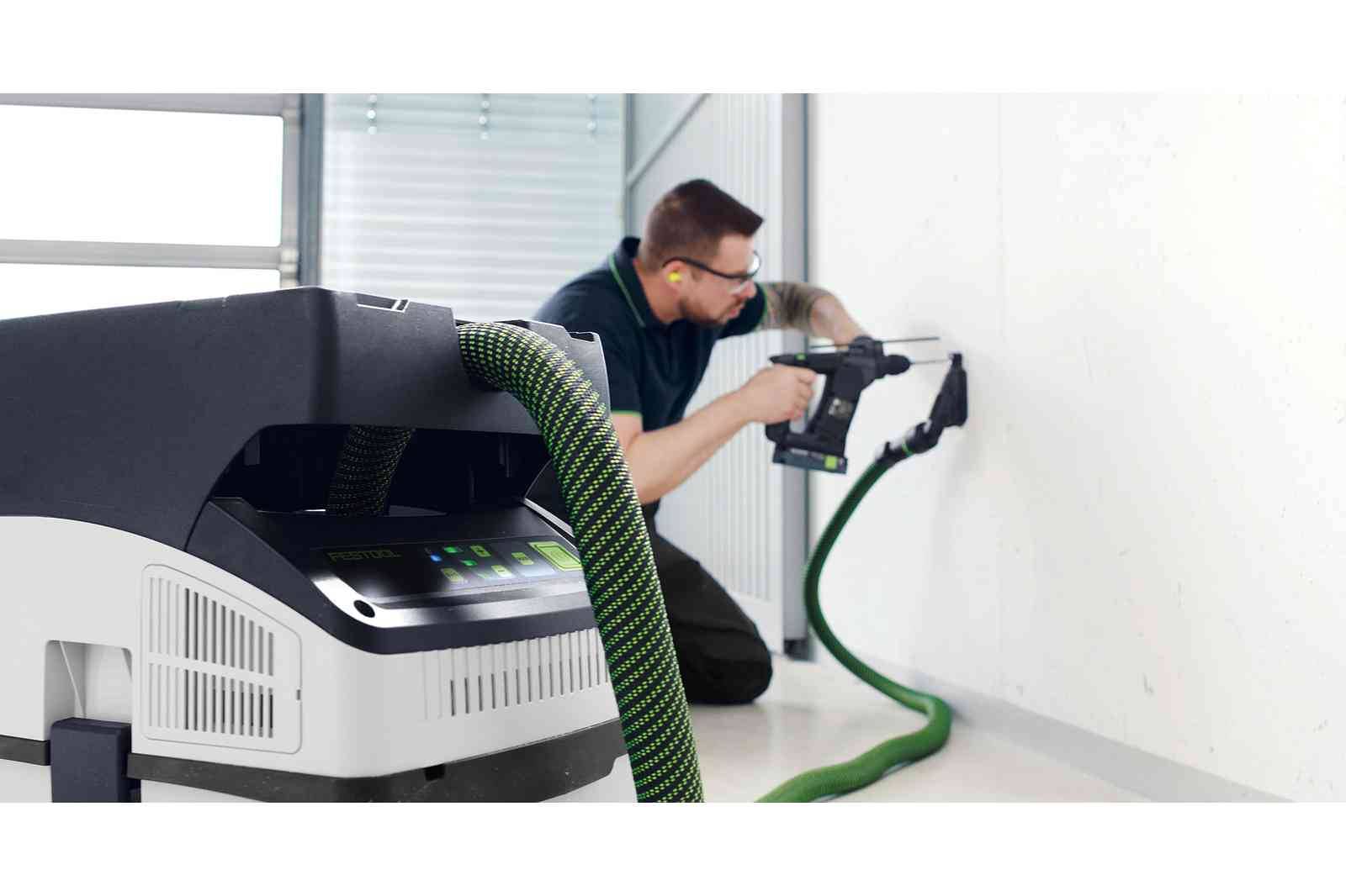 Festool - Aspirateur sans fil 36V (2x18V) CTLC MINI I-Plus CLEANTEC - FESTOOL - avec 4 batterie 18V 5.0 Ah - accessoires - Systainer - 577149 - Image 7