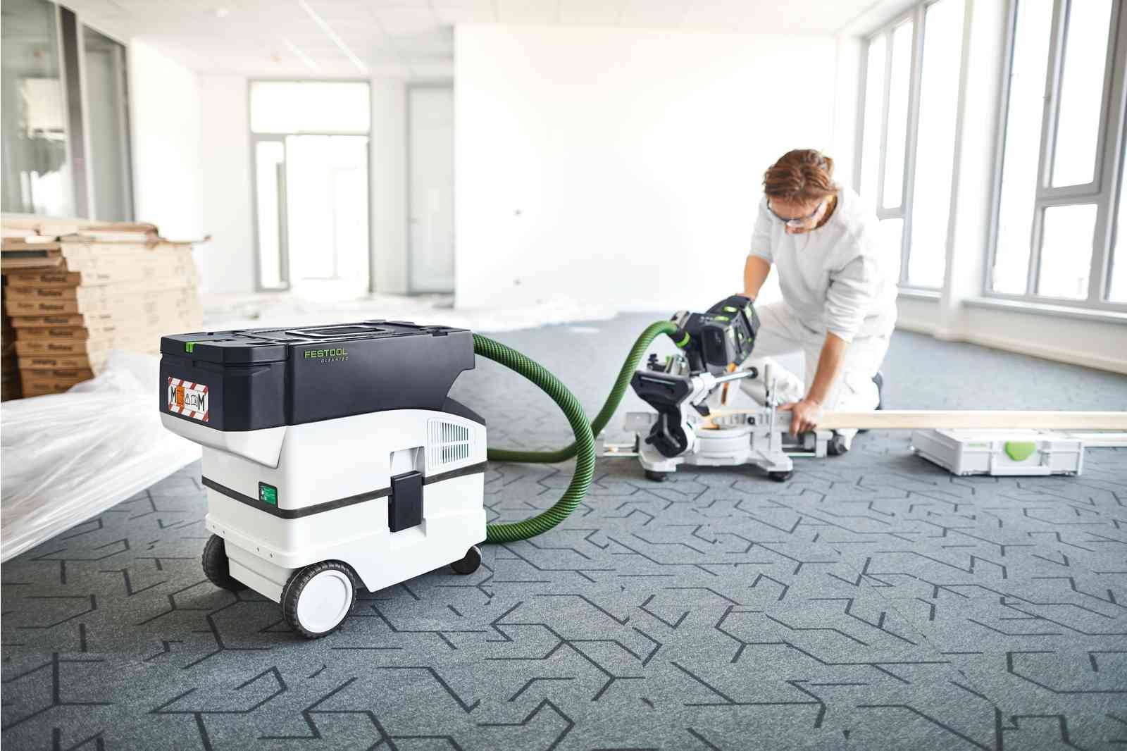 Festool - Aspirateur sans fil 36V (2x18V) CTLC MINI I-Plus CLEANTEC - FESTOOL - avec 4 batterie 18V 5.0 Ah - accessoires - Systainer - 577149 - Image 9