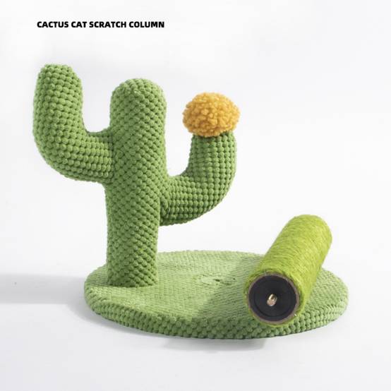 Griffoir pour chat-Griffoir cactus pour chat en jute naturel 33cm - Design décoratif - Living123 - Image 2