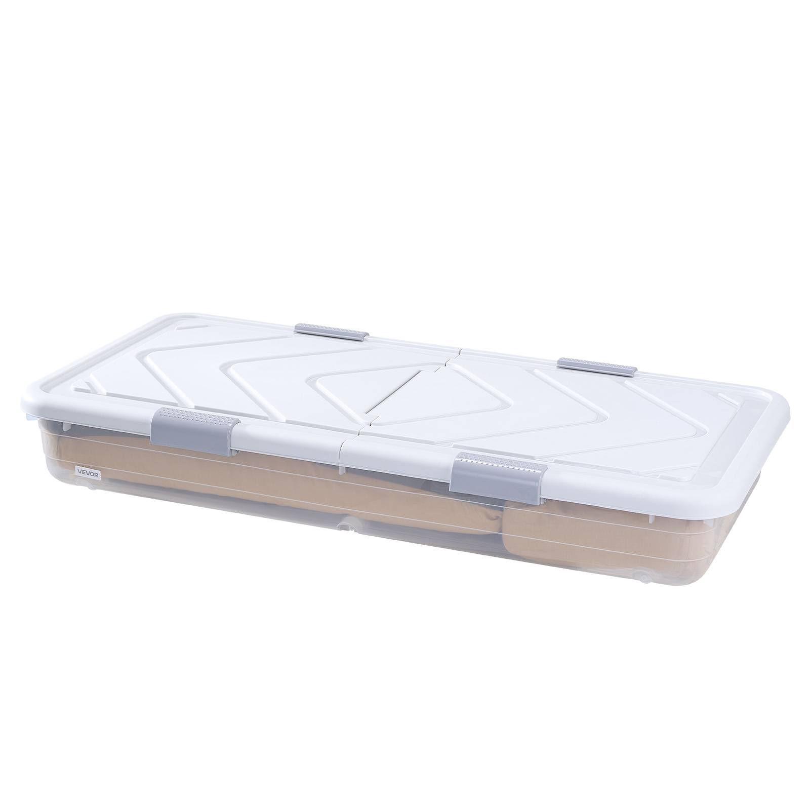 VEVOR Sacs rangement sous lit 80,5x39,6x17,5 cm, avec roulettes. - Image 9