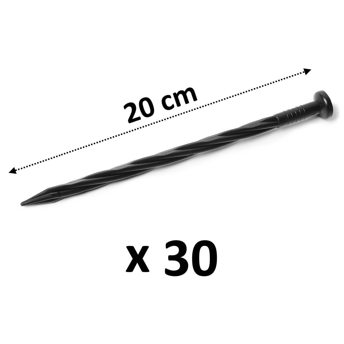 Gt Market - Bordure de jardin flexible grise - 4 cm x 10 mètres avec 30 piquets d'ancrage - GT MARKET - Imagen 4
