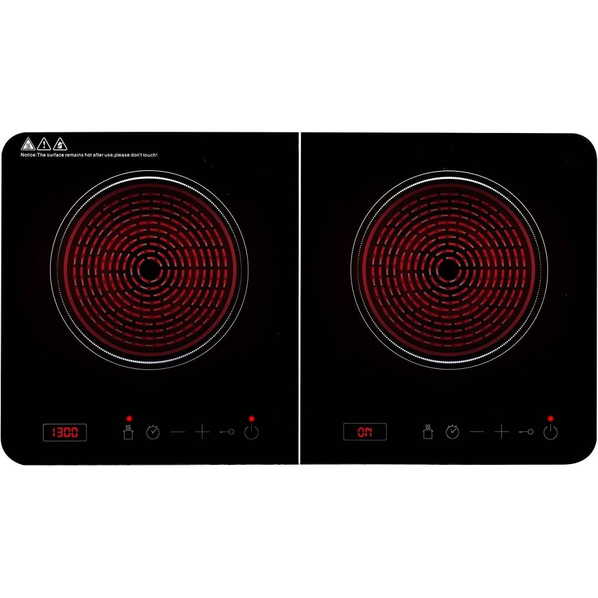 Alpina - Plaque de cuisson Induction 3500W 2 feux Réchaud double Thermostat réglable 60 à 240°C ALPINA - Imagen 4