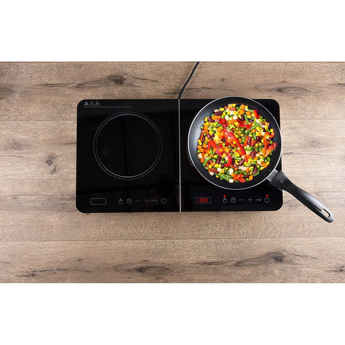 Alpina - Plaque de cuisson Induction 3500W 2 feux Réchaud double Thermostat réglable 60 à 240°C ALPINA - Imagen 5