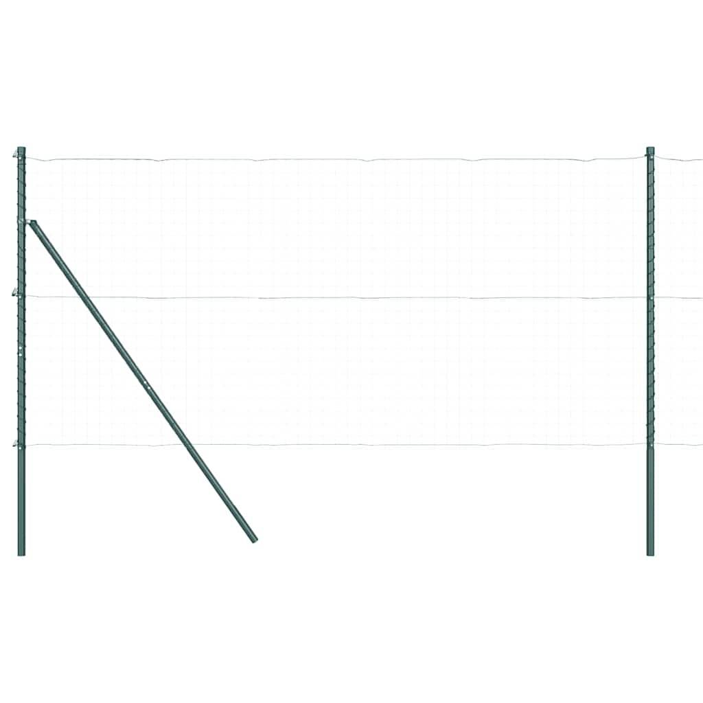 Poteau de clôture Acier galvanisé Vert 3,2 x 3,2 x 150 cm, Poids :34kg - PANGIVO - Image 2