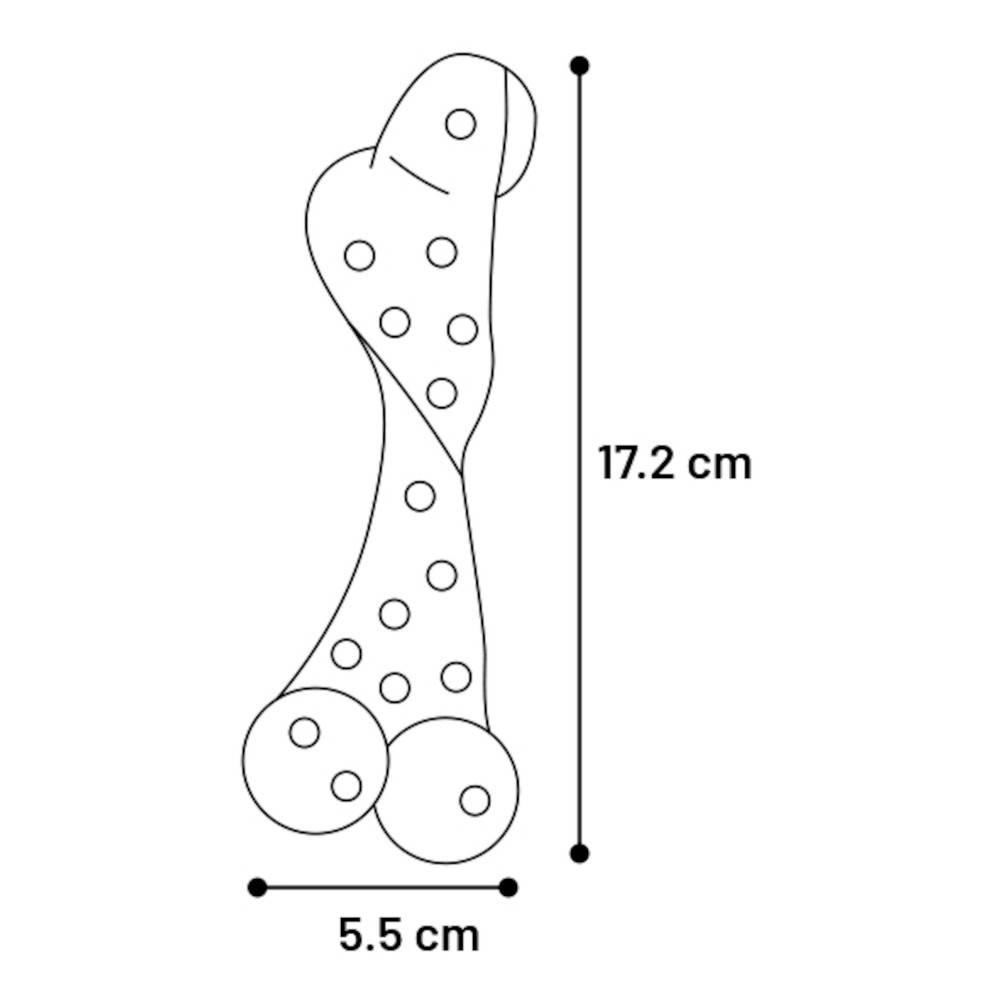 Flamingo - Jouet Binty Os  17.2cm L x 5.5cm l x 6cm H pour Chiot - Imagen 3