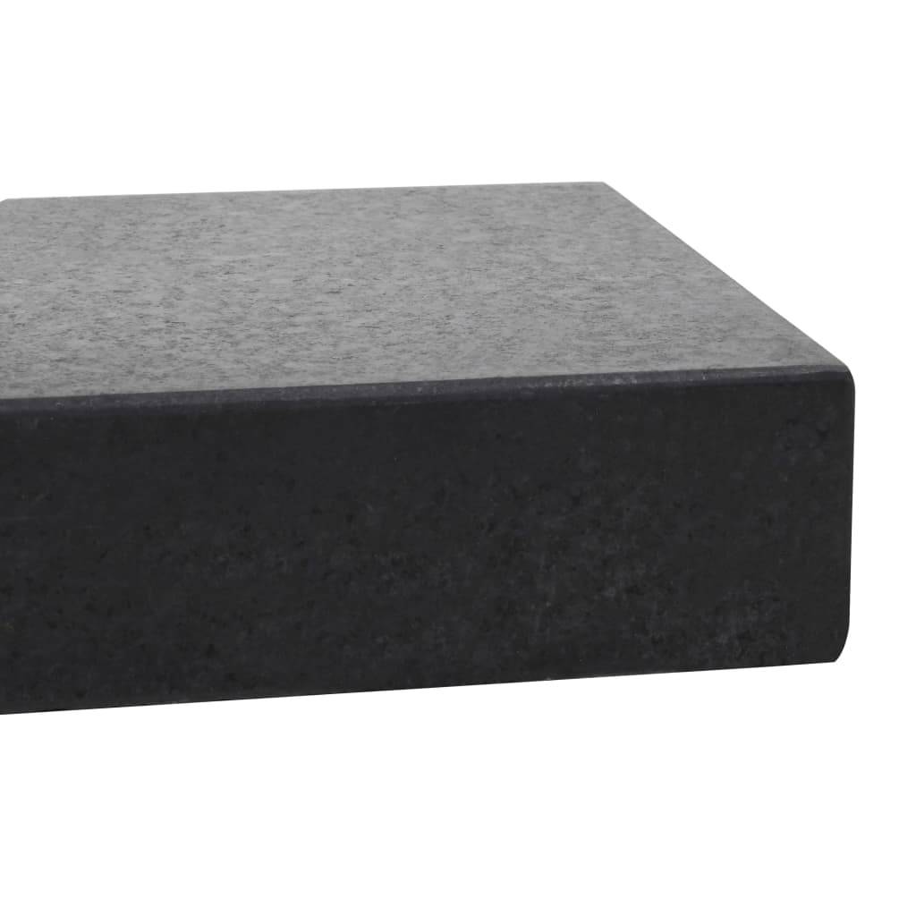 Maison Chic - Socle de parasol - accessoire parasol rectangulaire Granite 25 kg Noir MP721 - Image 3