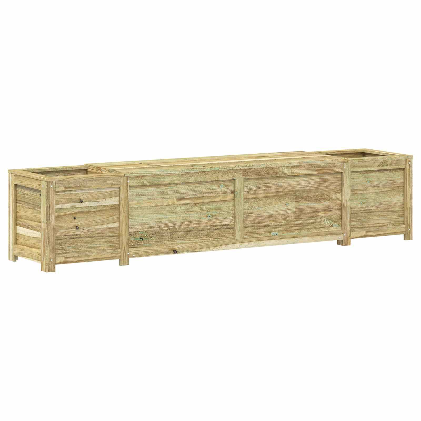 Vidaxl - Banc de jardin avec jardinière Bois de pin imprégné vidaXL 42042676 - Image 2