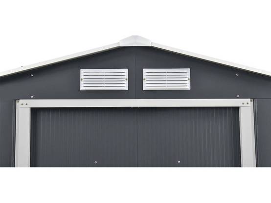 Abri De Jardin Métal "vegas" - 2,7 M² - Gris -habitat Et Jardin - Image 3