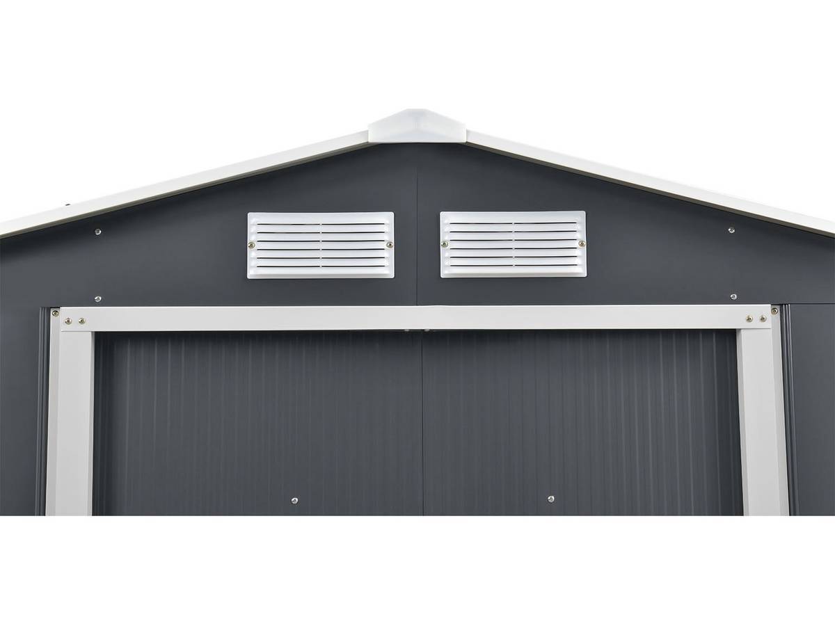 Abri De Jardin Métal "vegas" - 2,7 M² - Gris -habitat Et Jardin - Image 3