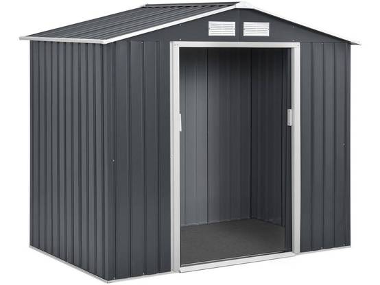 Abri De Jardin Métal "vegas" - 2,7 M² - Gris -habitat Et Jardin - Image 1