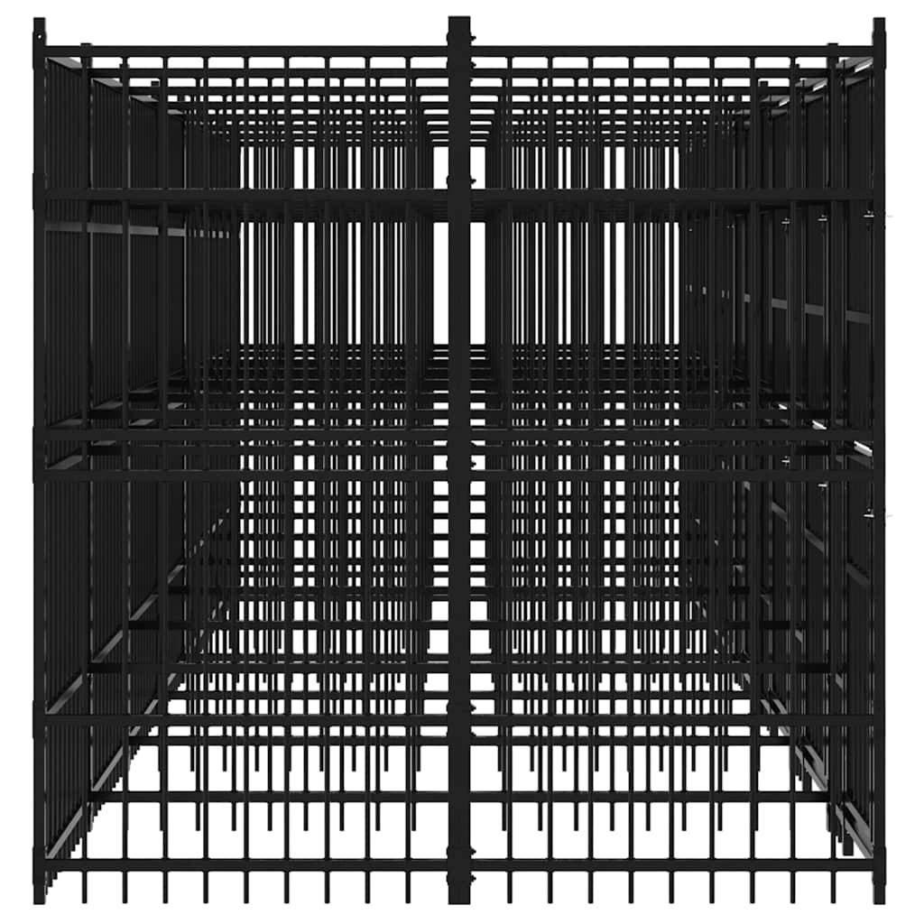 Vidaxl - Chenil d'extérieur pour chiens Acier 12,9 m² vidaXL 3097942 - Imagen 7