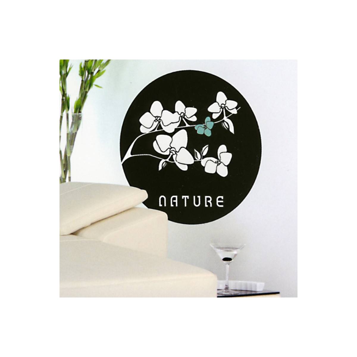Sticker Zen "Nature" Noir