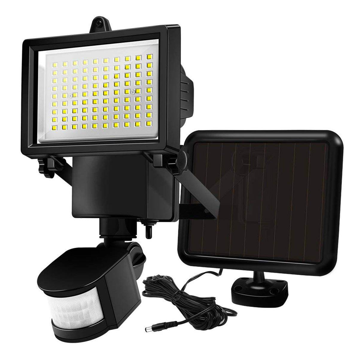 Lumisky - Projecteur solaire sensor COOPER Noir 1000LM - Imagen 1