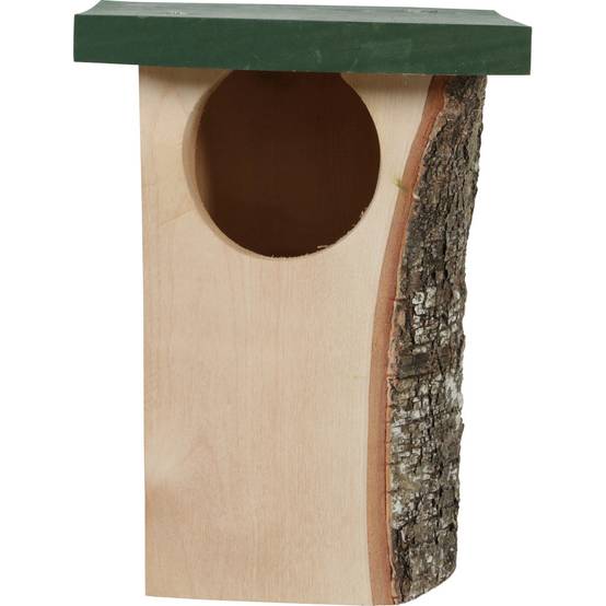 Zolux - Nichoir en bois massif entrée ø 8 cm environ pour oiseaux rouge gorge - Image 4